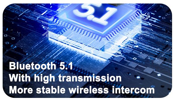 s9 motorcycle intercom with bluetooth 5.1