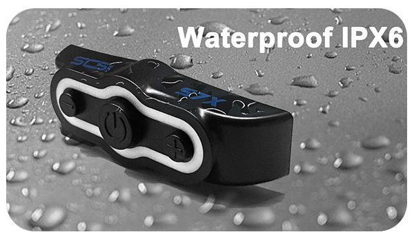 waterproof ipx6 motorcycle intercom