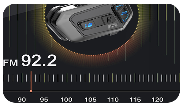 s13 helmet intercom with FM